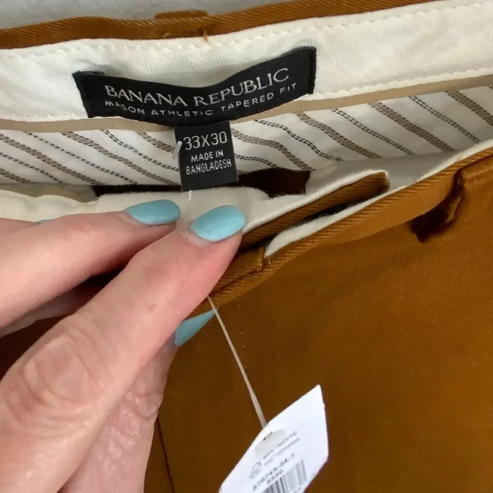 Banana Republic Mason‎ Athletic Tapered Fit Men's jeans size 33 x 30